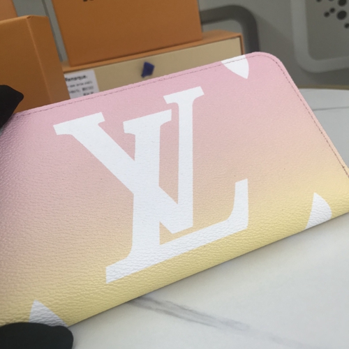 LVコピーウォレット素材ディテール